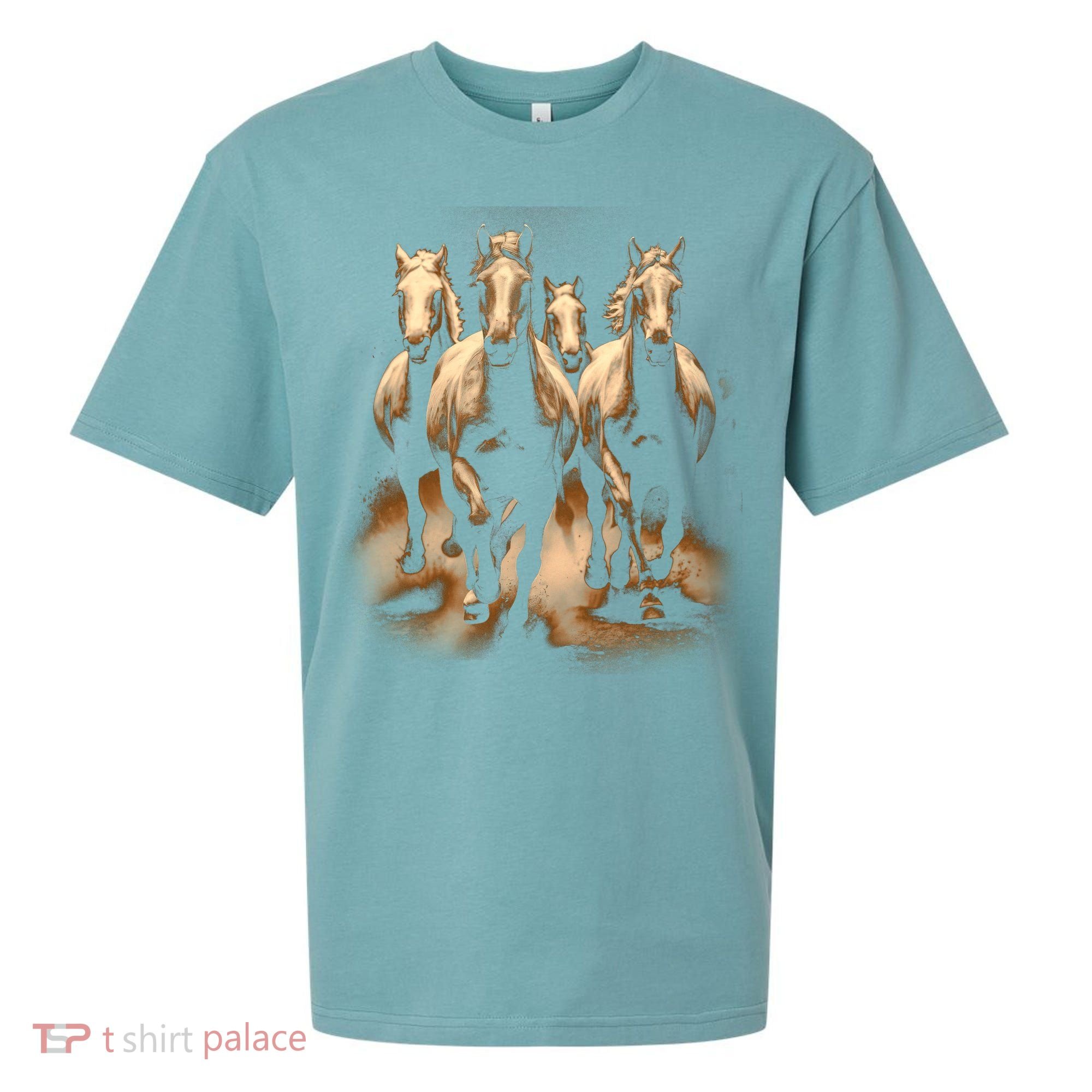 Herd Of Horses Sueded Cloud Jersey T-Shirt