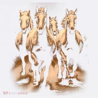 Herd Of Horses Comfort Colors Garment-Dyed Hooded Sweatshirt thumb 2