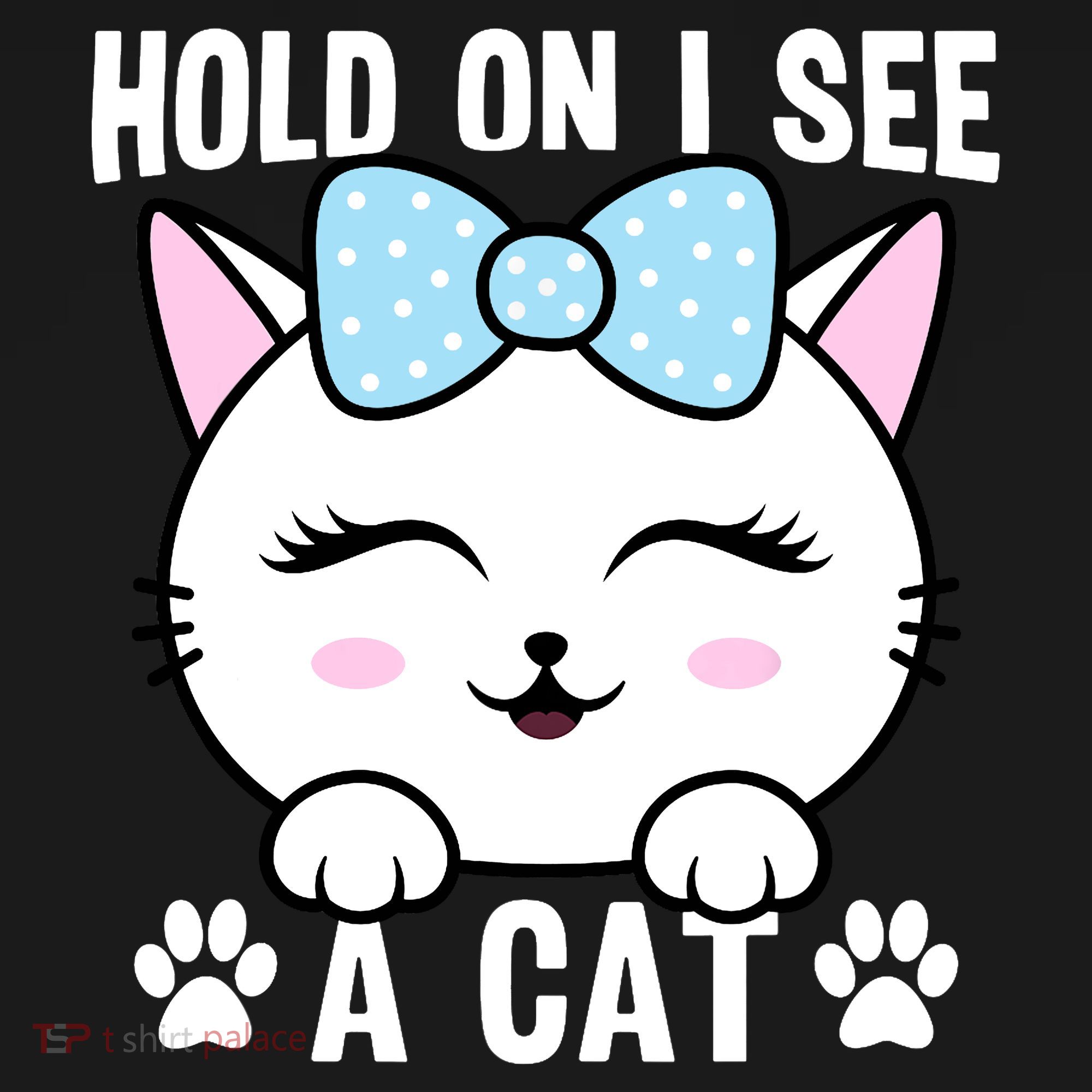 Hold On I See A Cat Funny Cat Lovers Kitten Sarcastic Saying Backpack