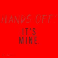 Hands Off ItS Mine Funny Trending Quote Santa Hat thumb 1