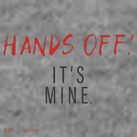 Hands Off ItS Mine Funny Trending Quote Toddler Hoodie thumb 2