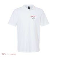 Hands Off ItS Mine Funny Trending Quote Polo thumb 0