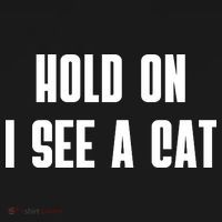 Hold On I See A Cat Cat Person Cat Lover Sweatshirt thumb 3