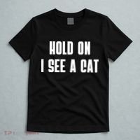 Hold On I See A Cat Cat Person Cat Lover T-Shirt thumb 5