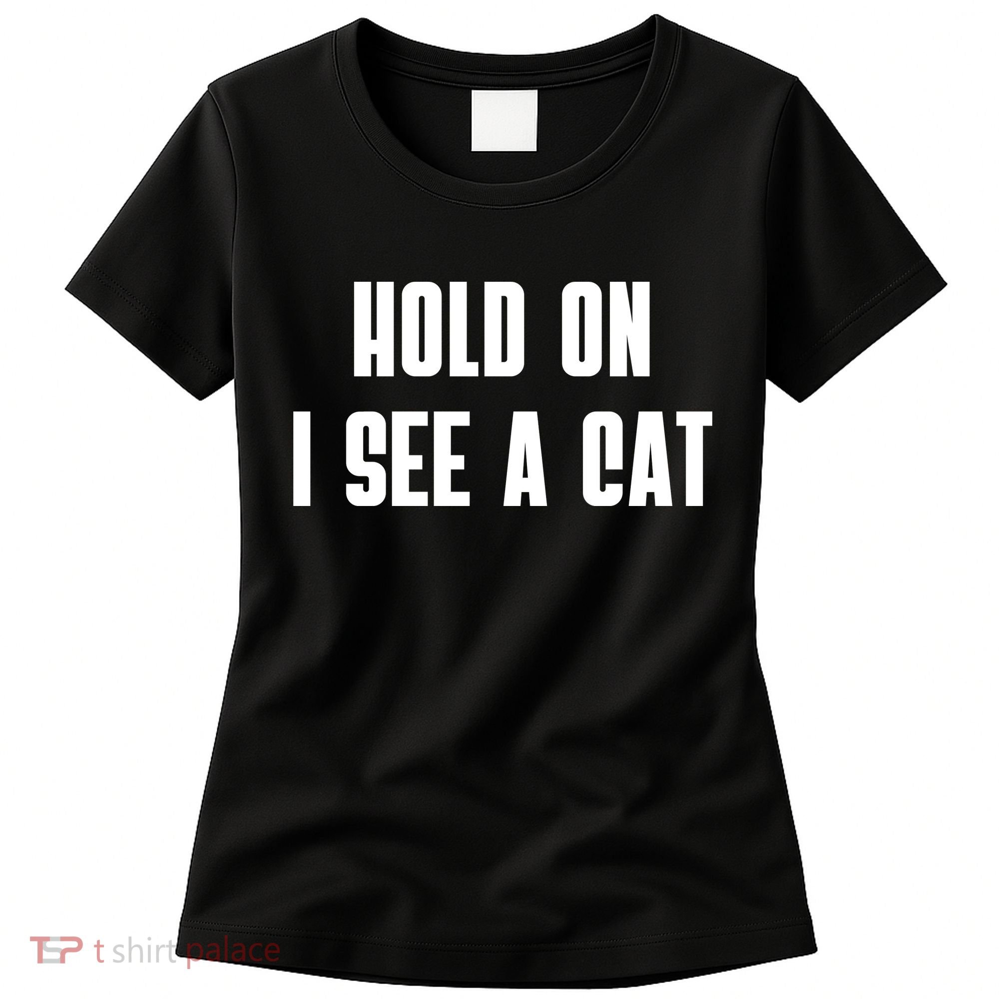 Hold On I See A Cat Cat Person Cat Lover Women's T-Shirt