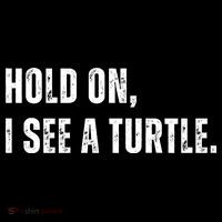 Hold On I See A Turtle Ornament thumb 1