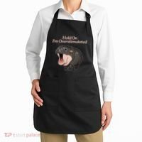 Hold On I_m Overstimulated Moo Deng Baby Hippo Moo Apron thumb 2