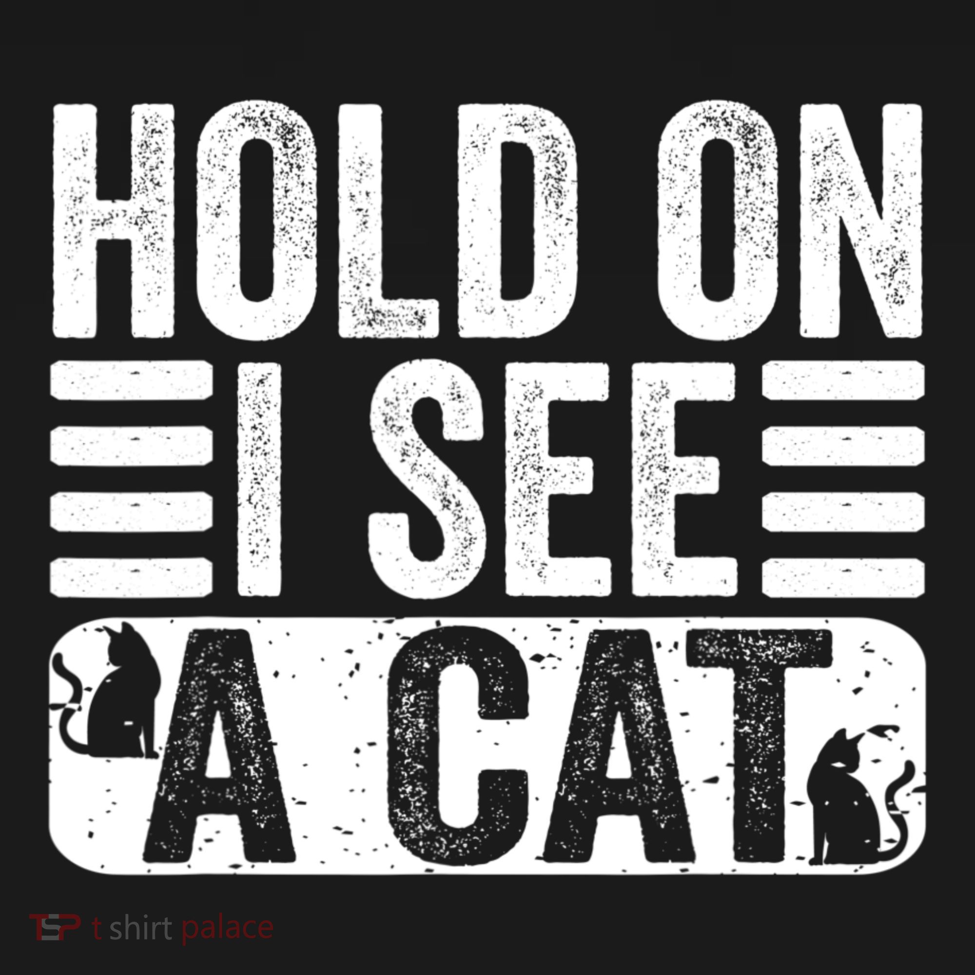 Hold On I See A Cat Funny Cat Lovers Sarcastic Saying Visor