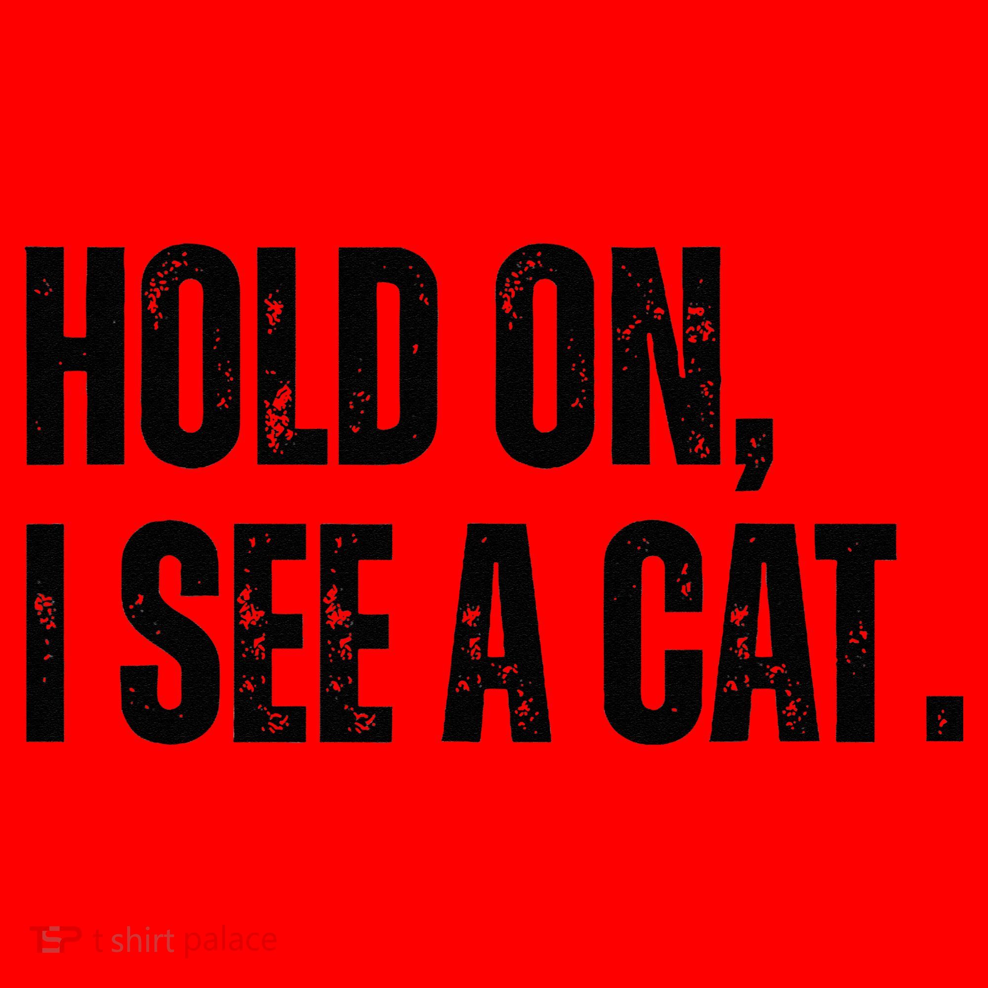 Hold On I See A Cat Lover Pet Parent Humor Santa Hat