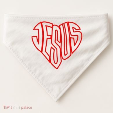 Heart Of Jesus USA-Made Doggie Bandana