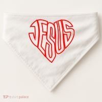 Heart Of Jesus USA-Made Doggie Bandana thumb 0