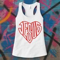 Heart Of Jesus Women's Tank Top thumb 3