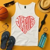 Heart Of Jesus Tank Top thumb 4