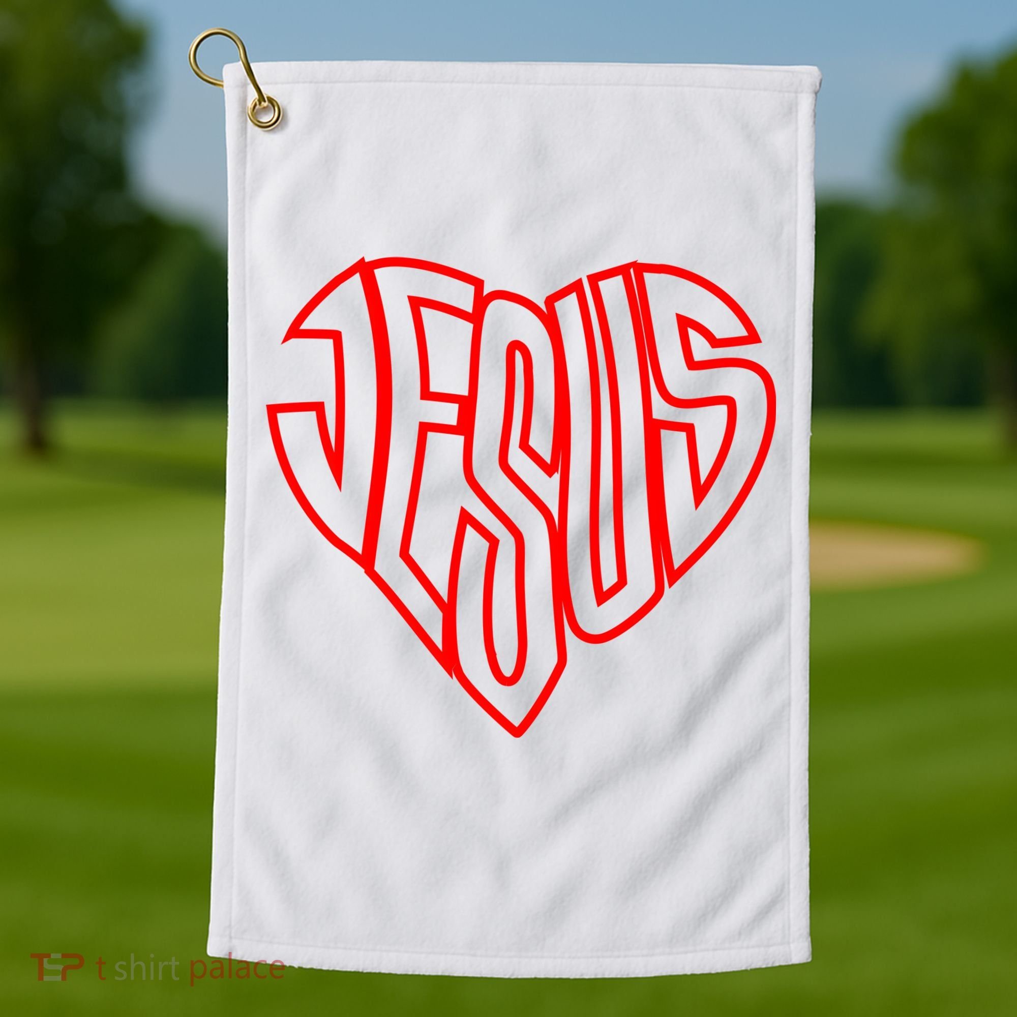 Heart Of Jesus Golf Towel