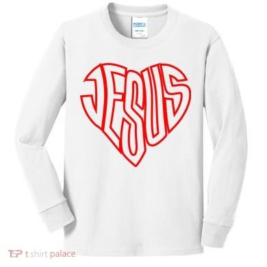 Heart Of Jesus Kids Long Sleeve Shirt