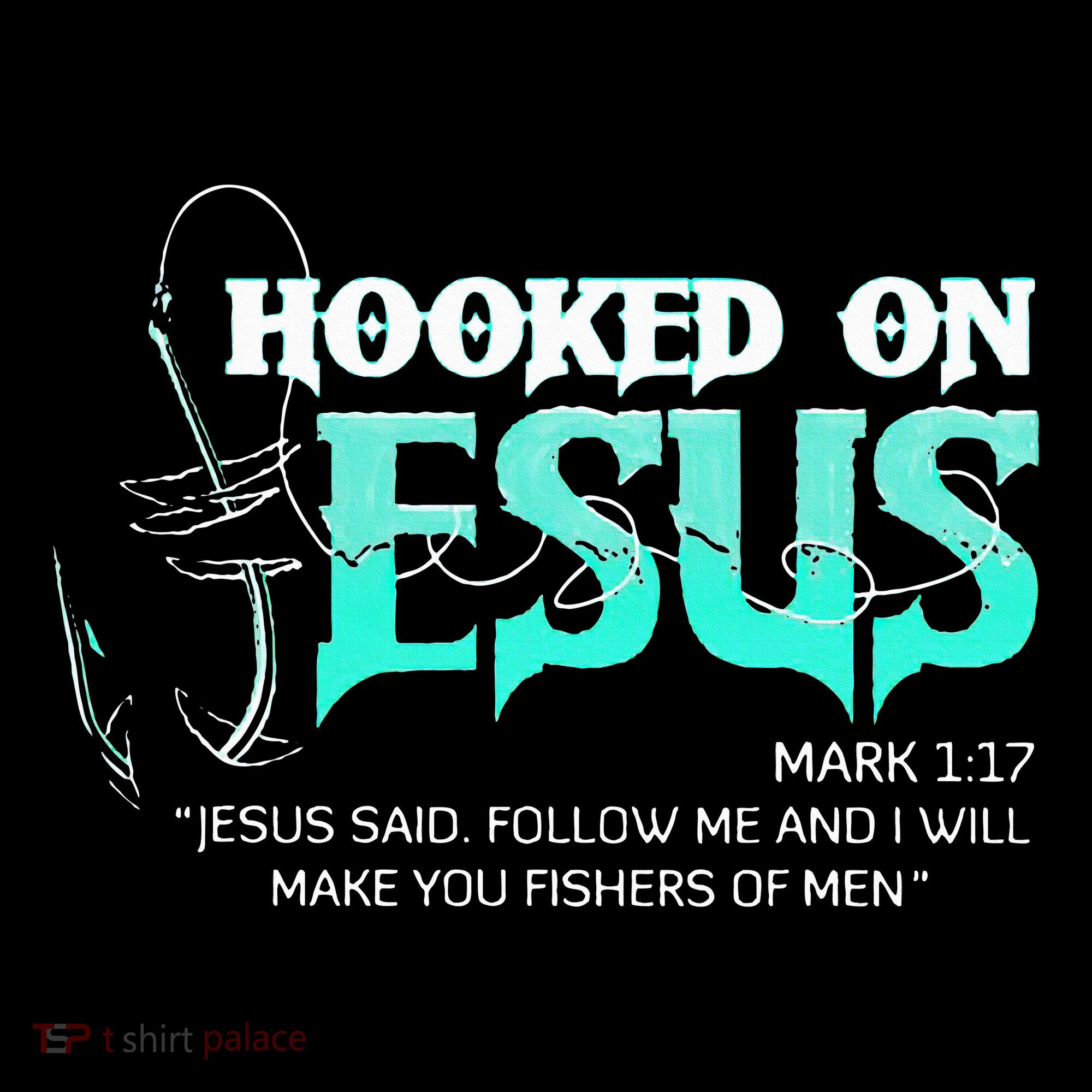 Hooked On Jesus Funny Fishing Women's Hoodie