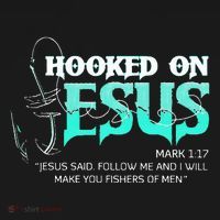 Hooked On Jesus Funny Fishing Toddler Hoodie thumb 2