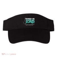 Hooked On Jesus Funny Fishing Visor thumb 0