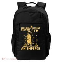 Hes Only Jealous Because Im An Emperor Penguin Backpack thumb 0