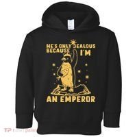 Hes Only Jealous Because Im An Emperor Penguin Toddler Hoodie thumb 0
