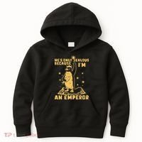 Hes Only Jealous Because Im An Emperor Penguin Kids Hoodie thumb 0