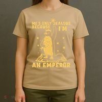 Hes Only Jealous Because Im An Emperor Penguin T-Shirt thumb 4