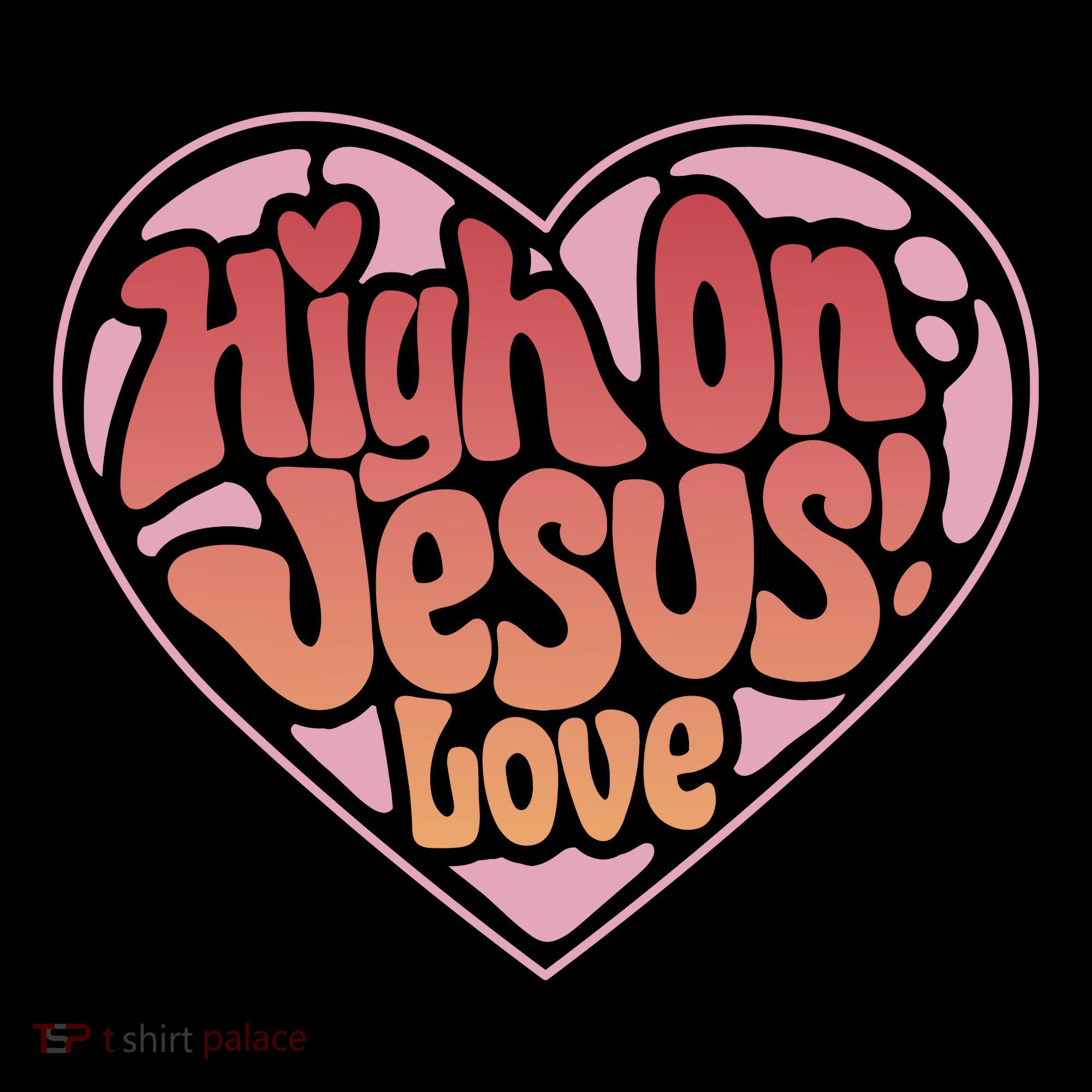 High On Jesus Love Heart Christian Coffee Mug