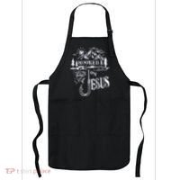 Hooked On Jesus Christ Faith Hope Love Religious Apron thumb 0
