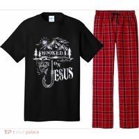 Hooked On Jesus Christ Faith Hope Love Religious Pajama Set thumb 0