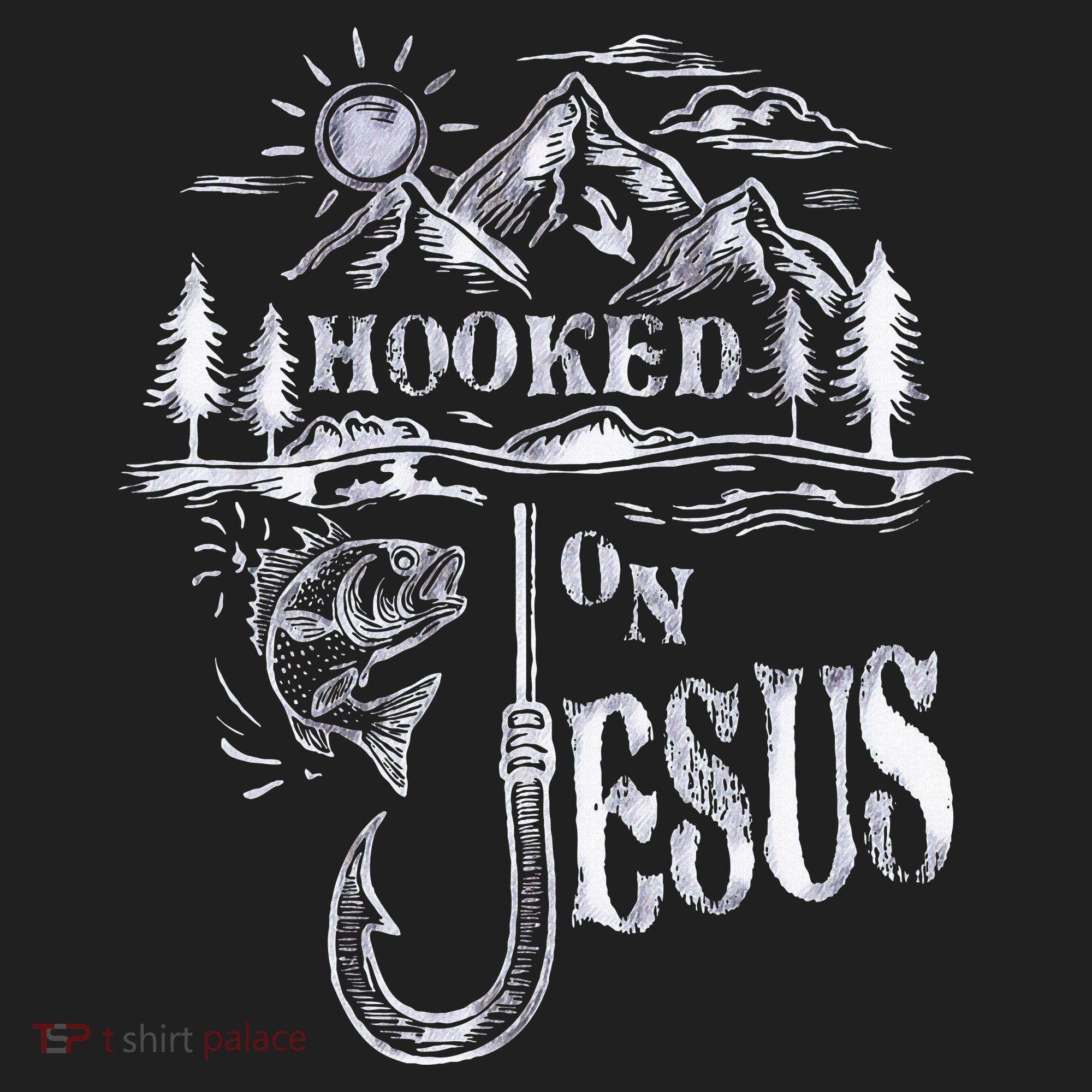Hooked On Jesus Christ Faith Hope Love Religious Golf Towel