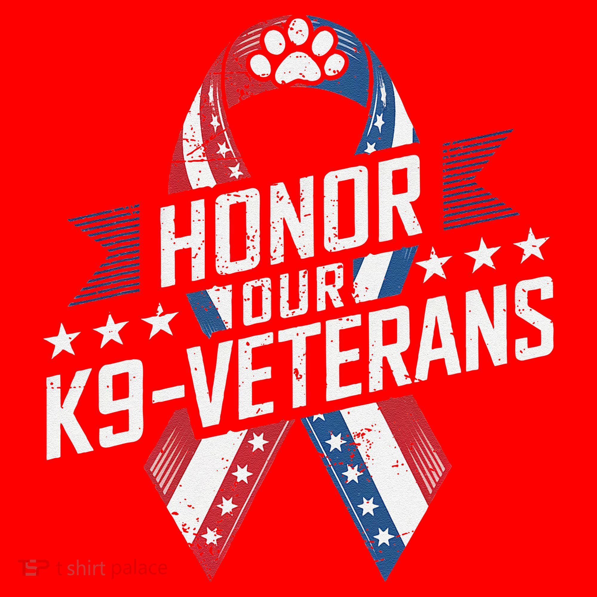 Honor Our K9 Veterans Usa Flag Ribbon Tribute Santa Hat