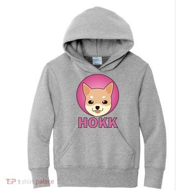HOKK Hokkaidu Inu Crypto Currency Kids Hoodie