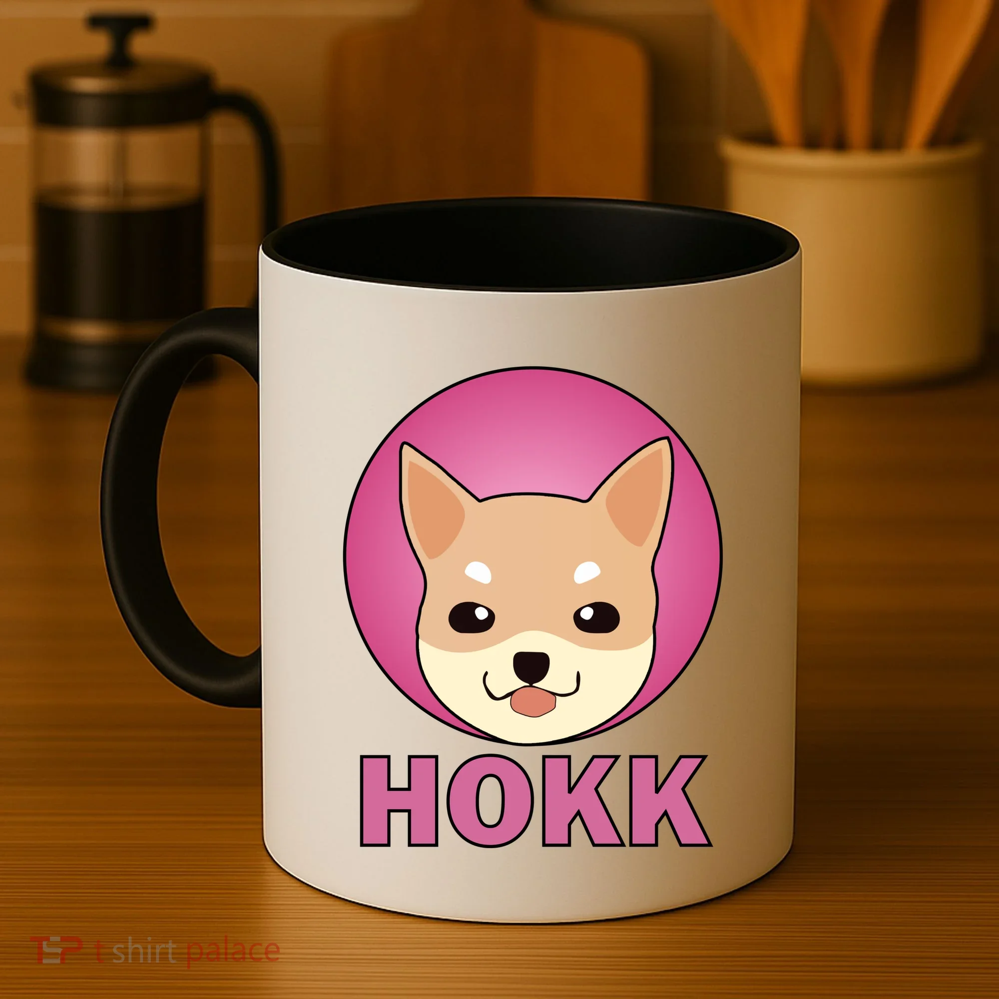 HOKK Hokkaidu Inu Crypto Currency Coffee Mug