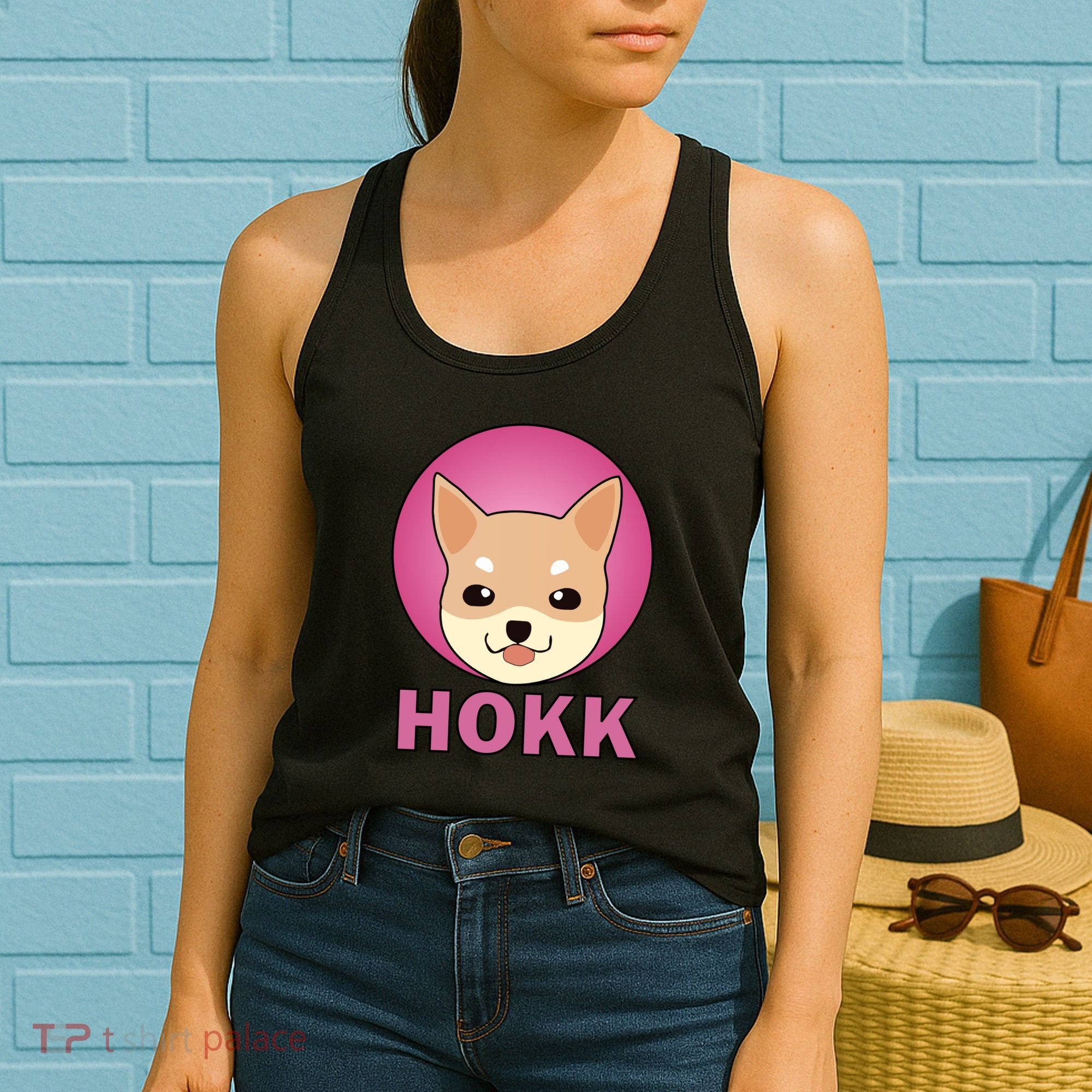 HOKK Hokkaidu Inu Crypto Currency Women's Tank Top