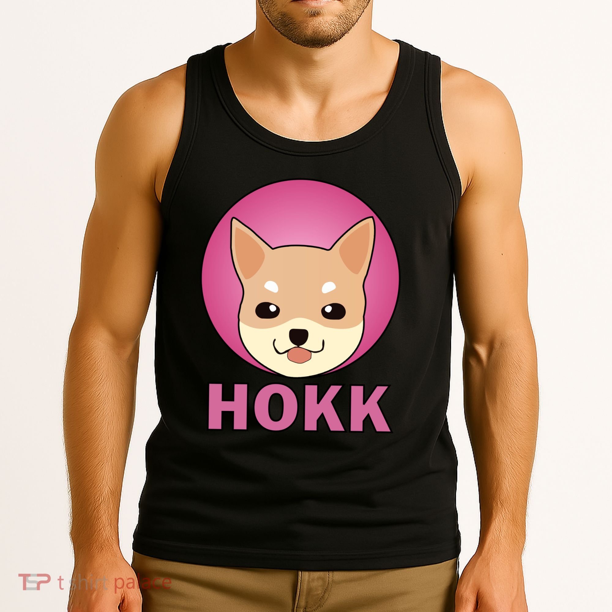 HOKK Hokkaidu Inu Crypto Currency Tank Top