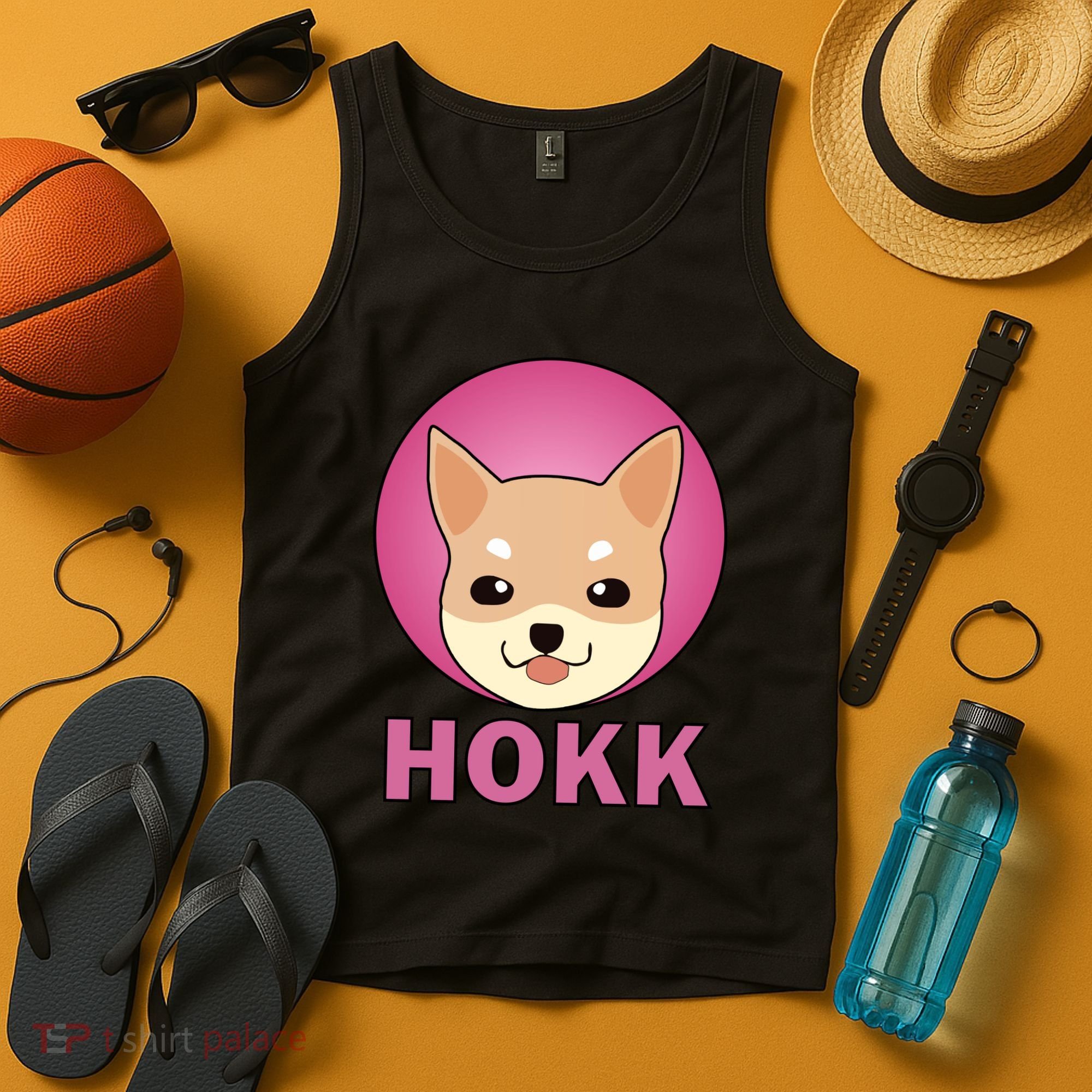 HOKK Hokkaidu Inu Crypto Currency Tank Top