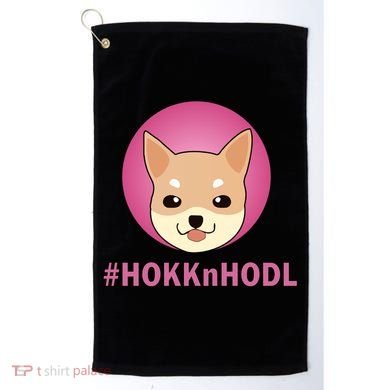 HokknHodl Hokk And Hold Crypto  Golf Towel