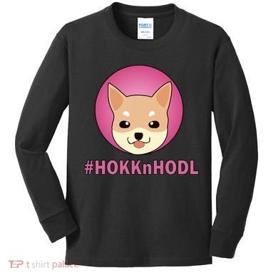 HokknHodl Hokk And Hold Crypto  Kids Long Sleeve Shirt