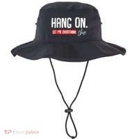 Hang On Let Me Overthink This Funny Overthinker Quotes Gift Bucket Hat thumb 0