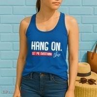 Hang On Let Me Overthink This Funny Overthinker Quotes Gift Women's Tank Top thumb 2