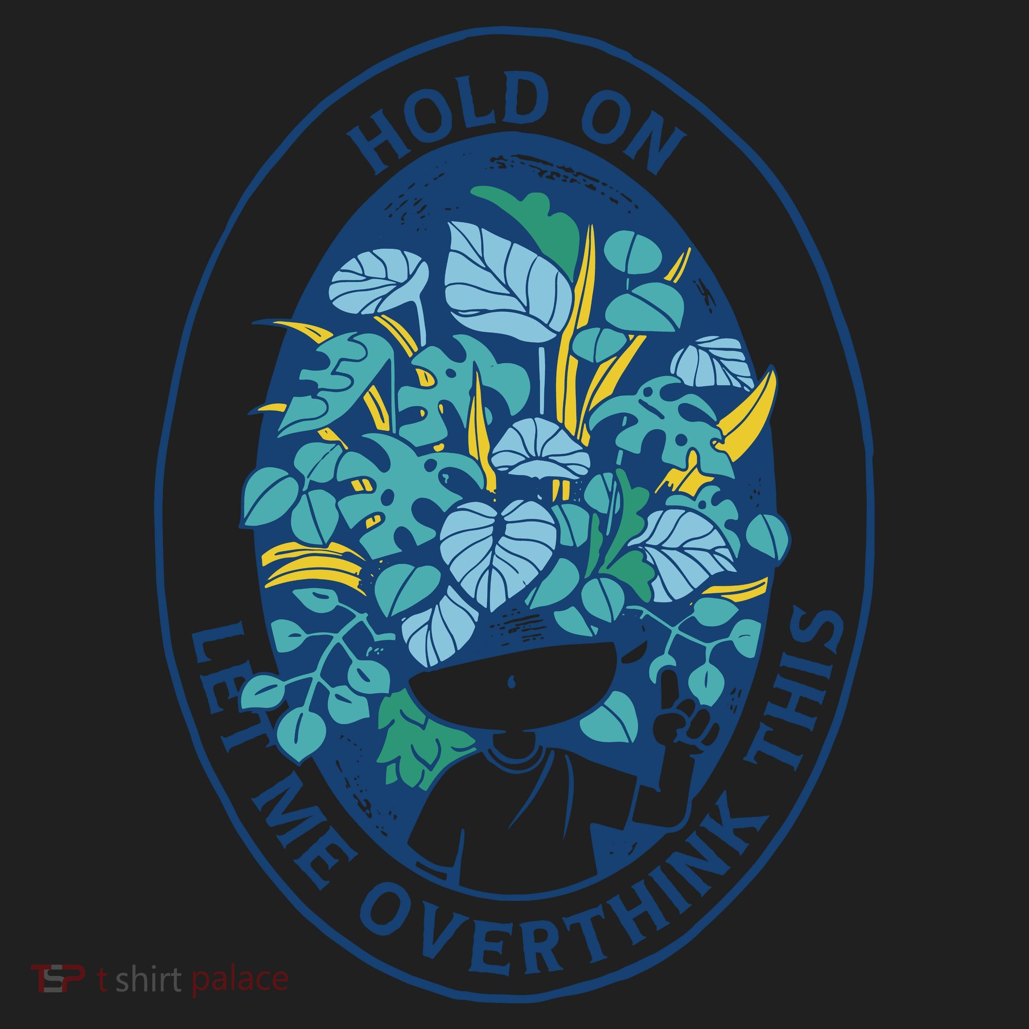 Hold On Let Me Overthink This Floral Women's Sweatshirt