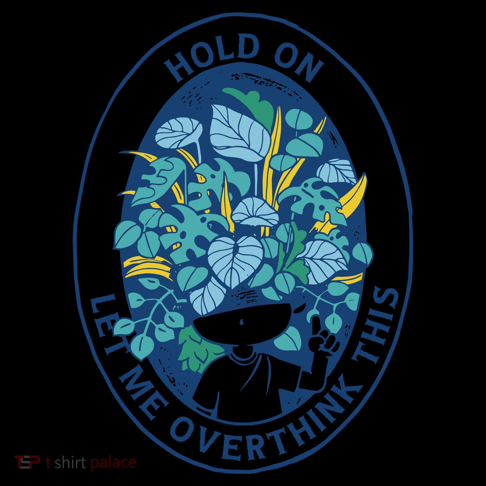 Hold On Let Me Overthink This Floral Backpack