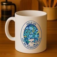 Hold On Let Me Overthink This Floral Coffee Mug thumb 4