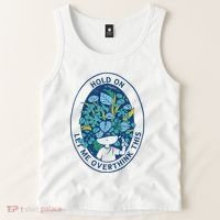 Hold On Let Me Overthink This Floral Tank Top thumb 2