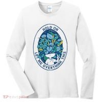 Hold On Let Me Overthink This Floral Women's Long Sleeve Shirt thumb 0