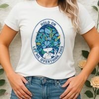Hold On Let Me Overthink This Floral Women's T-Shirt thumb 2