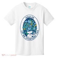 Hold On Let Me Overthink This Floral Kids T-Shirt thumb 0