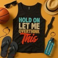 Hold On Let Me Overthink This Tank Top thumb 4