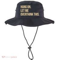 Hang On Let Me Overthink This Funny Bucket Hat thumb 0