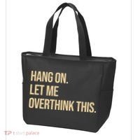 Hang On Let Me Overthink This Funny Tote Bag thumb 3